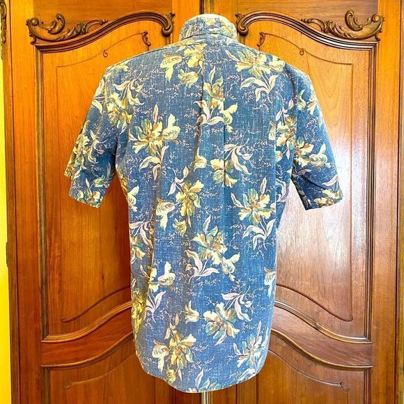 Reyn Spooner Vintage Shirt Reverse Print Popover Hawaiian Shirt Size L - Picture 4 of 11